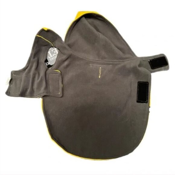 Berkshire Reflective Orange Fleece Lined Polartec Dog Rain Jacket Size M - Picture 4 of 12